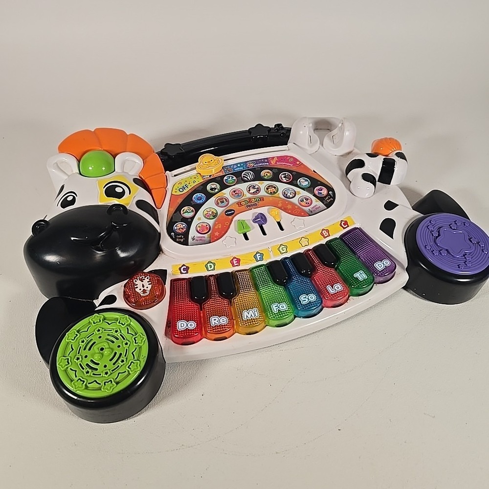 Vtech Zoo Jamz Piano‎  Toy In box  Ages 1 1/2-4 yrs No Microphone